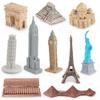 Simulation Building Models Around The World Children'S Educational Cognition Features Landmarks Architectural Ornaments Toys