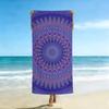 1Pc Mandala Themed Printed Beach Towel, Absorbent And Quick Drying Towel, Ultra-Fine Fiber Swimming Towel (Single-Sided Printed)
