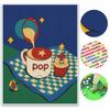 Diamond Painting Kit Full Diamond Round Mosaic Popcorn Soda Cupcake Picnic Star Home Decor Gift