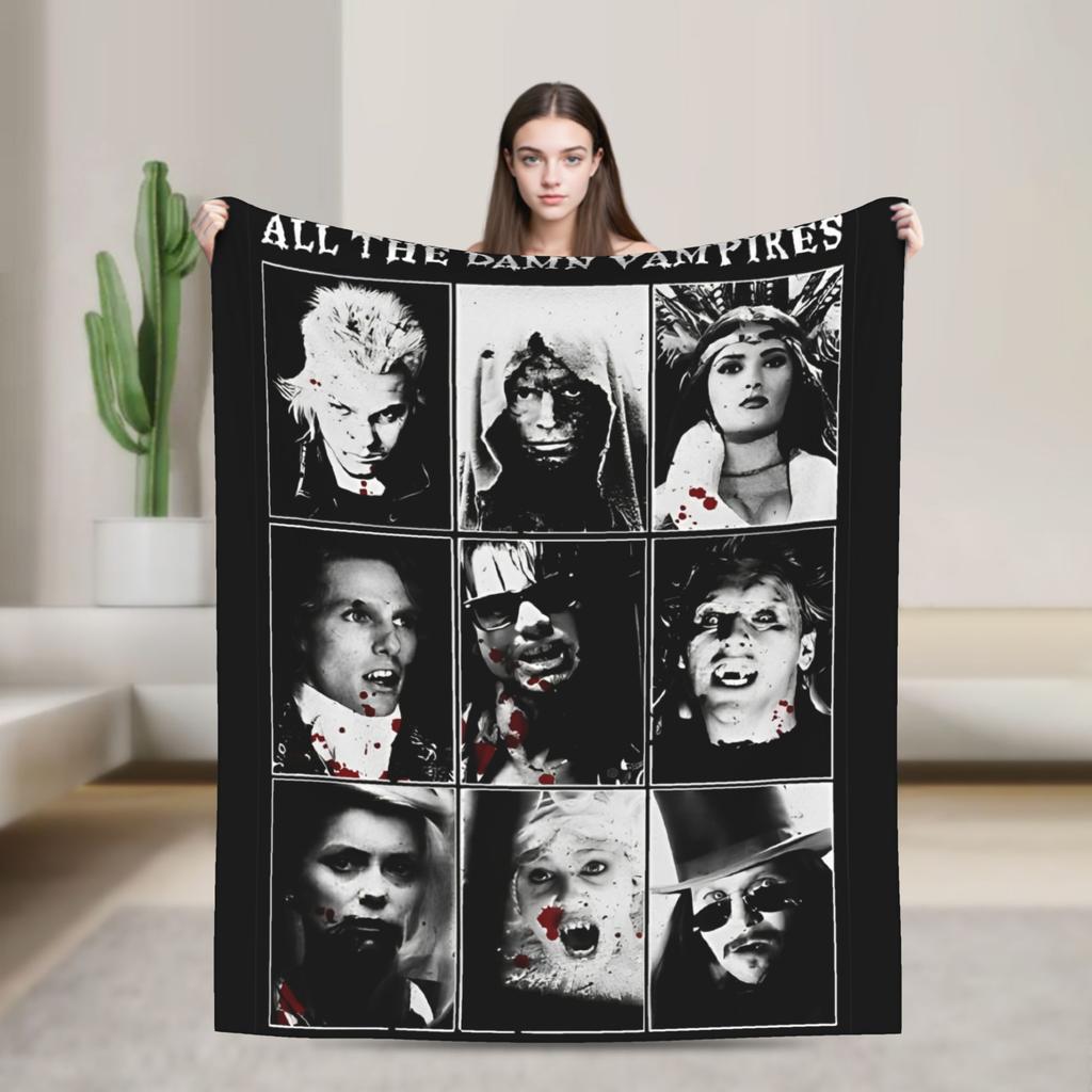 Masquerade Clan Nosferatu Revised Knitted Blankets Flannel  Super Warm Throw Blankets for Airplane Travel Bedspread