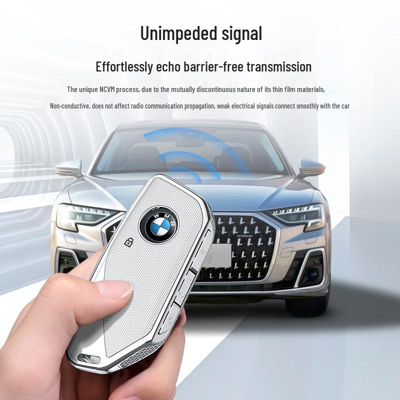 BMW Key Case: Compatible with X1, New 5 Series, 7 Series, X2, X5/X6/X7, i7/i5, ix1