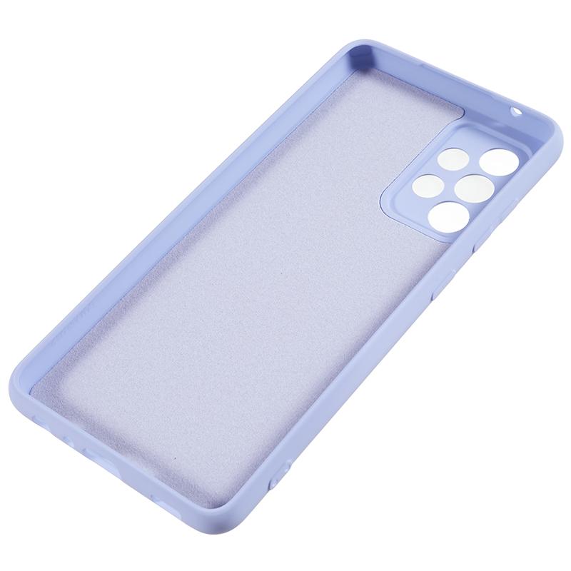 For Samsung Galaxy A52 4G/5G/A52s 5G Rubberized Phone Case Fiber Lining TPU Back Cover