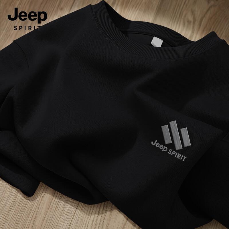 JEEP SPIRIT Men's High Street Style Sweatshirt