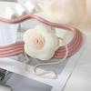 Süße florale Sommer-Strohhut-gewebte Crossbody-Mini-Tasche 2025