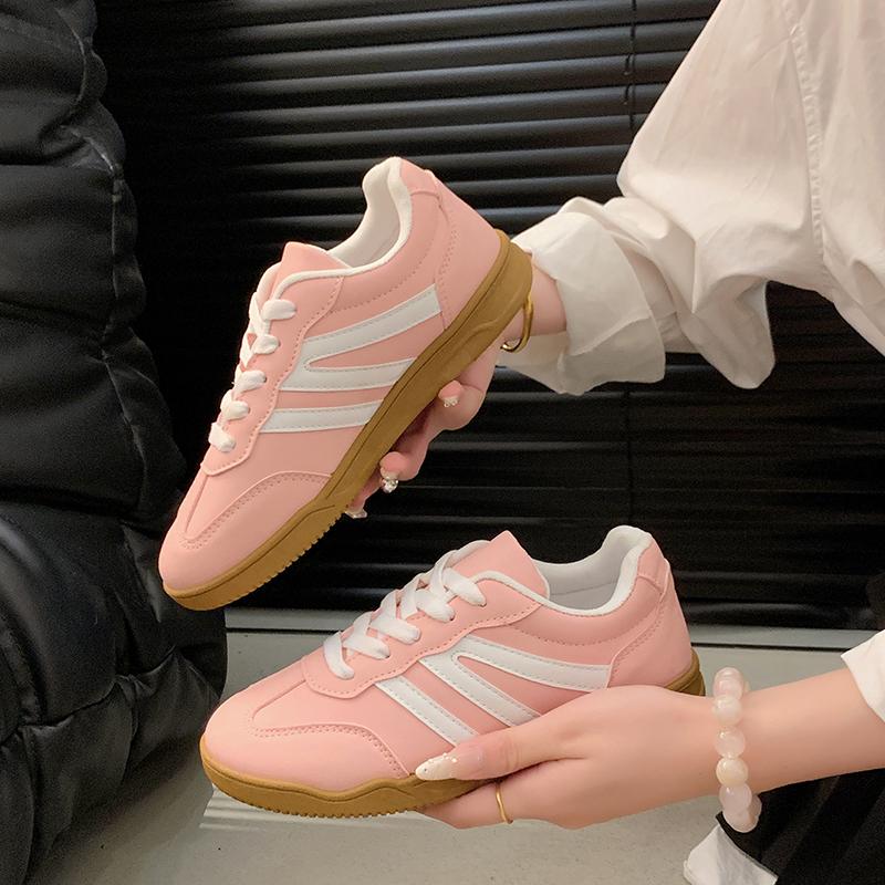 Sneakers Women Shoes Loafers Lace Up Leather Flat New Spring Casual comfortable Mom Shoe Mujer  Chaussure Femme