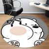 1pc We Bare Bears Friends Office Round Area Rug, Under Office Chairs Bedroom Living Room Home Decor  a1022177