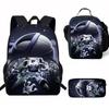 Kinder Cartoon Rucksack Set Grundschüler Mit Lunchtasche Federmäppchen - Leicht Ergonomisch Oxford Stoff