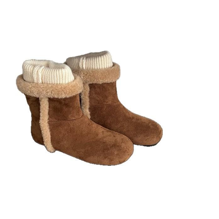 Inner height increase~ Snow boots women's winter warm velvet cotton boots 2025 new models