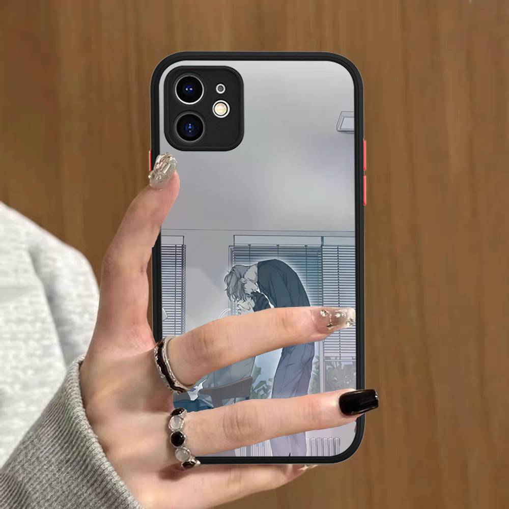 Nerd Project Bl Anime Silicone Matte Phone Case For Iphone 13 14 15 16 Pro Max 11 12 X Xs Max Soft Cover