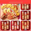 Exquisite Cartoon Red Envelope Set For Chinese New Year 2022 Wishes And Gifts