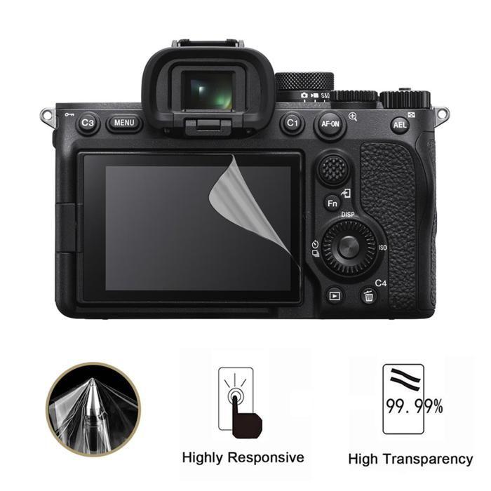 Screen Protector - Phonillico - A7 IV - Pack of 3 - Resistant Plastic Film - Ultra Thin