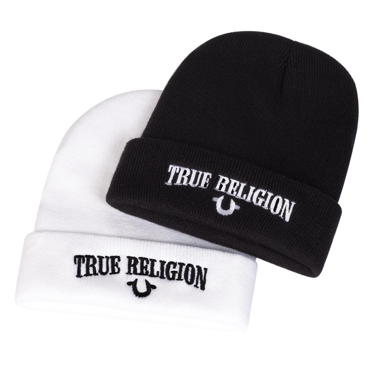 

2020Унисекс TRUE RELIGION вышитые буквы шапки осень зима теплая шапка шапки для женщин мужчин