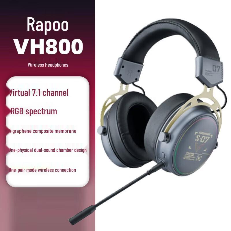 

Rapoo VH800 Dual-Mode Wireless Gaming Headset