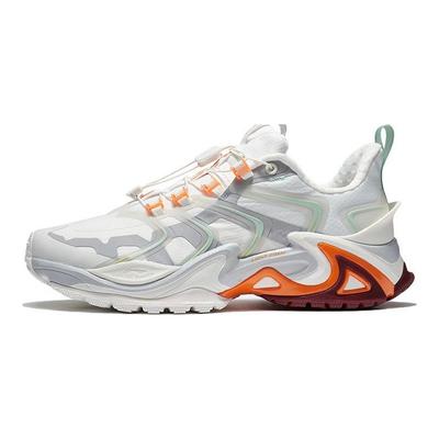 Li Ning Cat Paw Ace Fabric Synthetic Leather Trendy Non-Slip Wear-Resistant Lightweight Low-Top Sports Casual Shoes Men Sneakers White Gray AZGS025-3