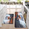 Custom Name KTM Flannel Area Rug Kitchen Floor Mat Personalized Home Decoration