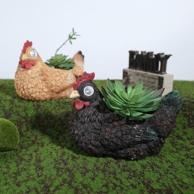 Model Animal Simulare Creativă Decorațiune Grădină Rășină Ghiveci Flori Suculente Balcon Curte Decorațiune Ornament Solar