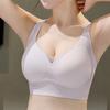 Mesh Strapless Bras Women's Gathering Bras Shaping Seamless Bras Smooth Large-sized Bras Push Up Bra