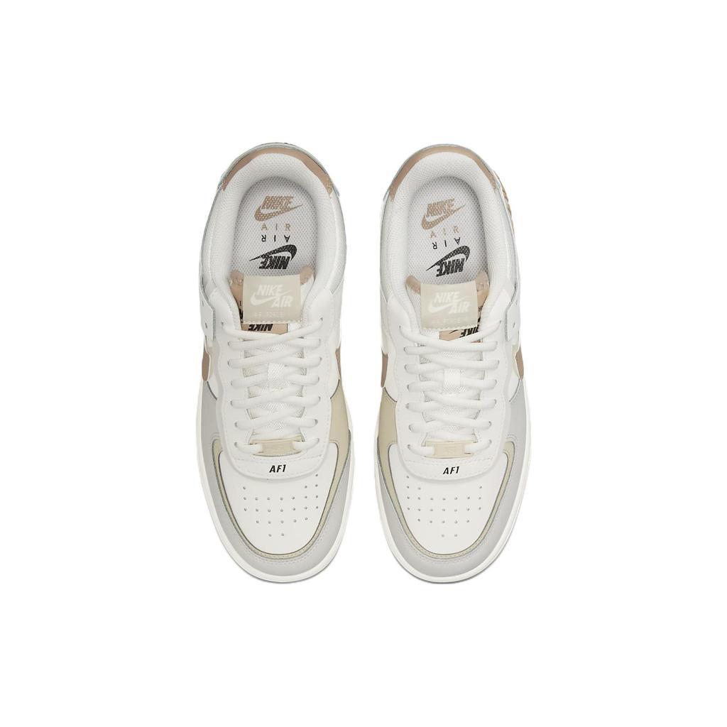 New Nike Air Force 1 Low Shadow Sail Fossil Light Bone Women's CI0919-116