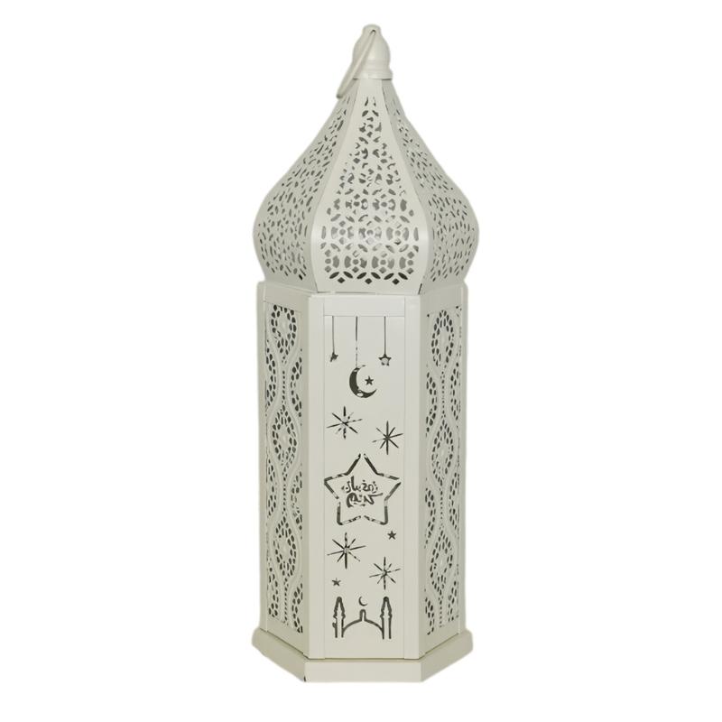 Decorative Candle Lanterns Moroccans Lanterns Retro Golden Metal Lanterns Candle Holder for Home Patios Outdoor Decors