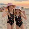 Costume da bagno intero per bambina Estate Bambini Stampa Frutta Costumi da bagno Casual Moda Senza maniche Abbigliamento da spiaggia per bambini