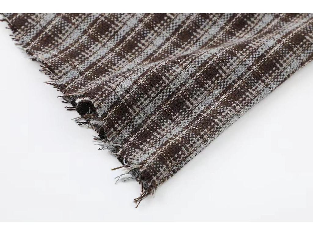 Winter 2025 Women's Casual Long Plaid Skirt - 5GA34167