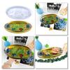 Resin Tray Mould Christmas Oval Shape Tray Epoxy Resin Casting Mold for Resin Craft Tray Bowknot Bell Serving Board Mold