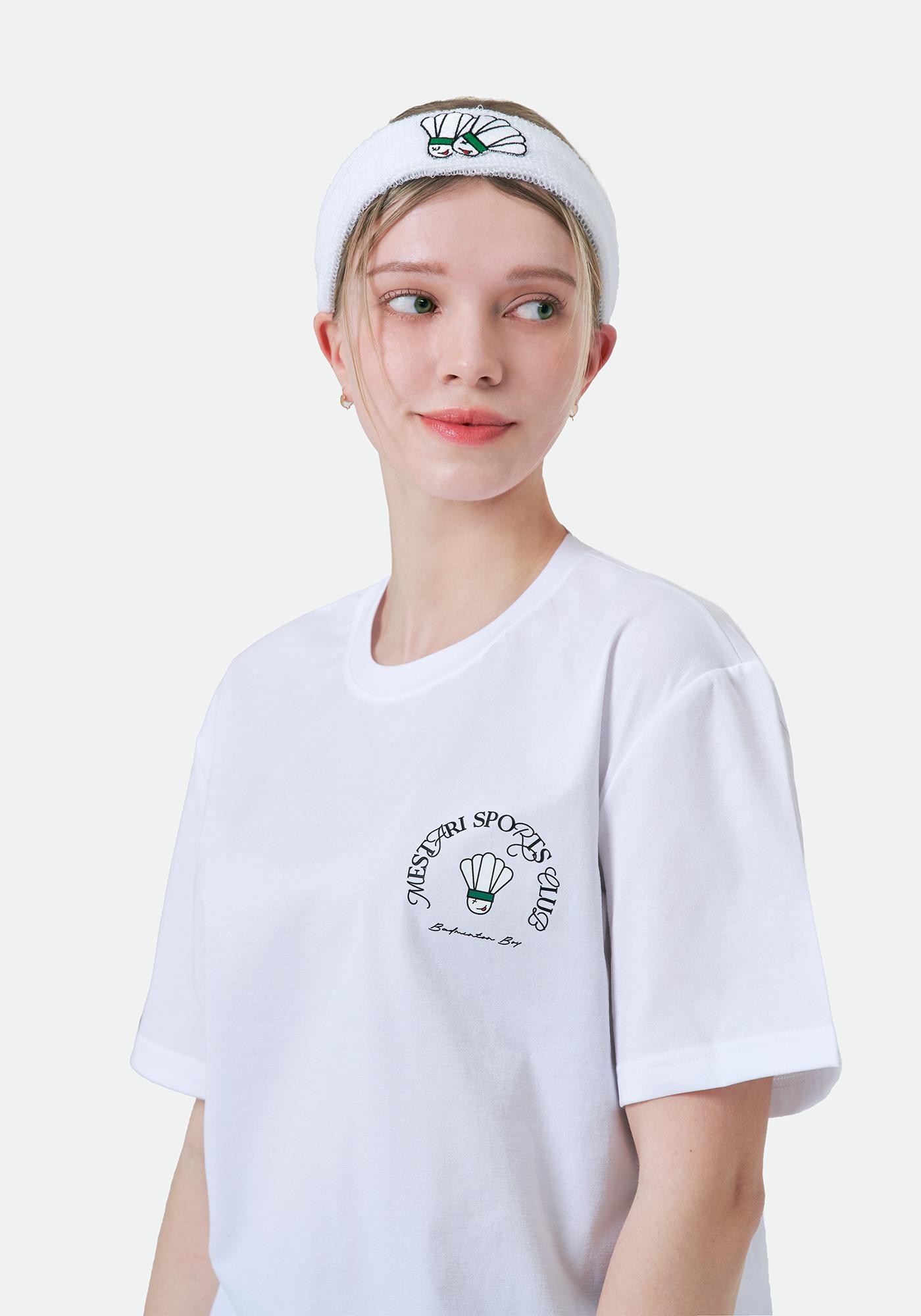 Mestari Badminton Boy Oversized (Unisex) T-Shirt Ct5008 White Xl
