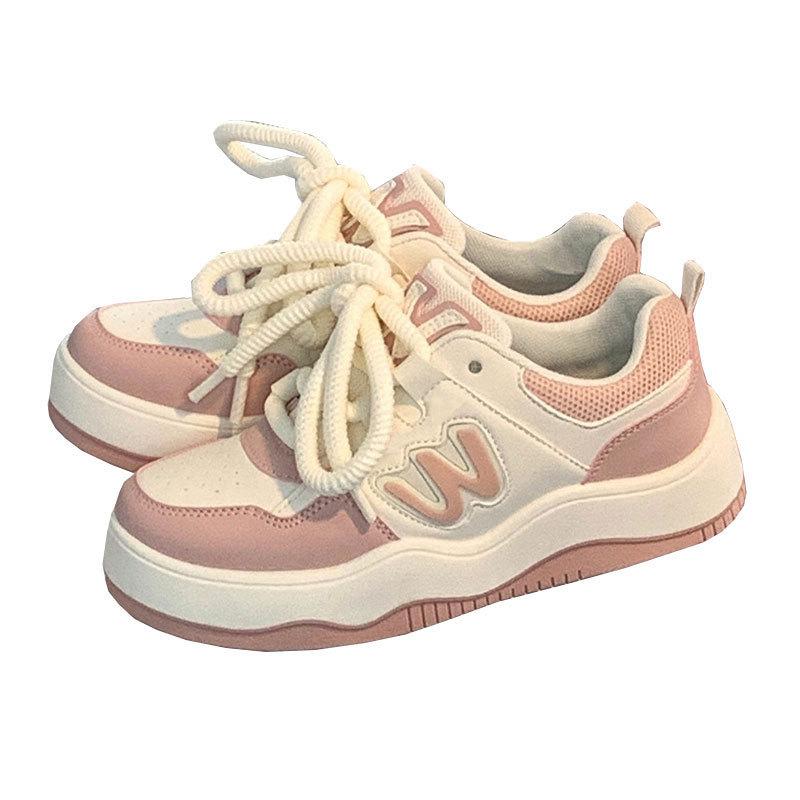 Niche Original Women's Shoes Casual Shoes Women's Board Shoes American Retro Bread Shoes Women's Spring Black and White Panda Student Shoes