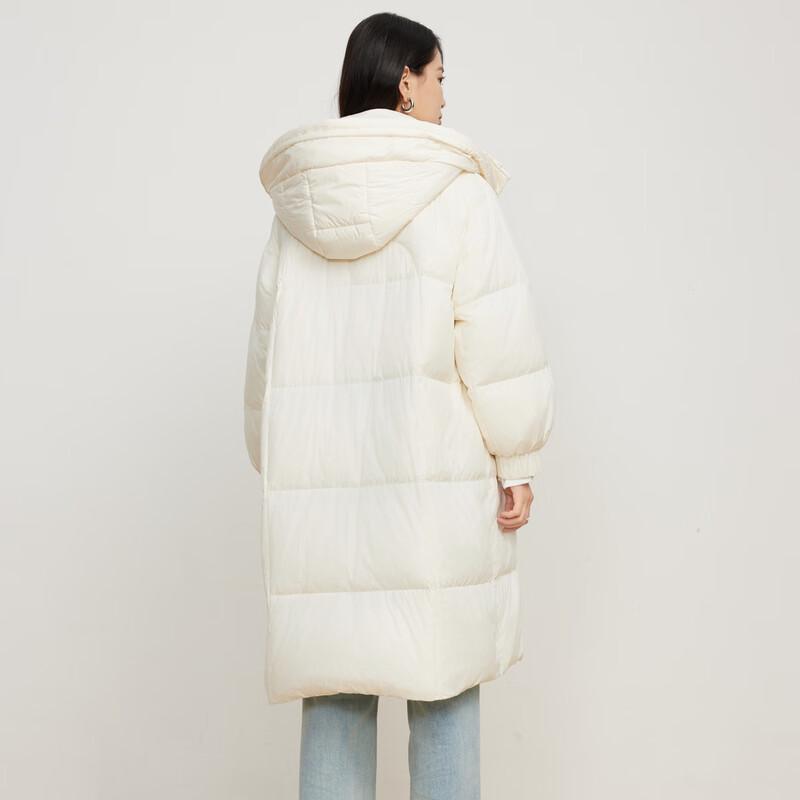 Elva' Island Women's Solid Color Thickened Hooded Short Down Jacket