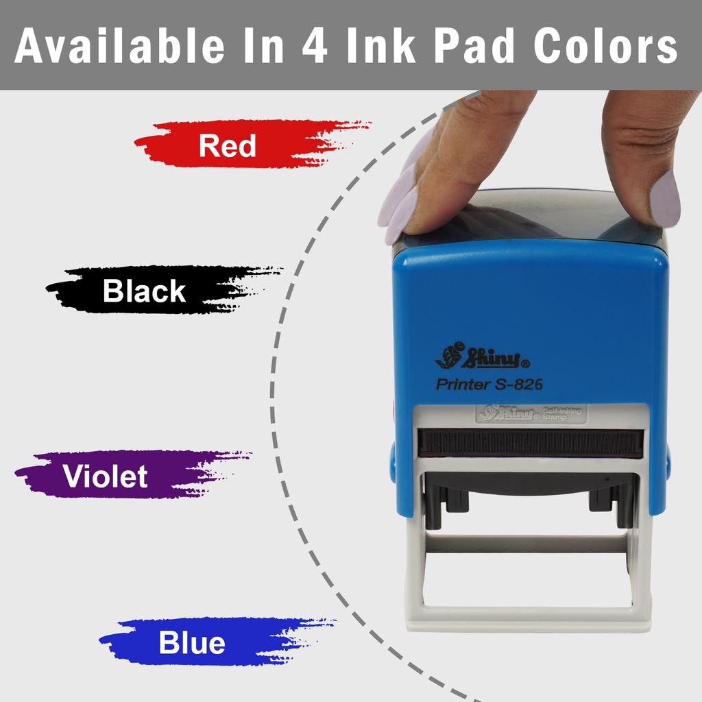 Printtoo Haunting Reminder Self Inking Rubber Stamp Pre,Inked Office Stamp, Home Office Business Stationery, 41 x 24 mm,