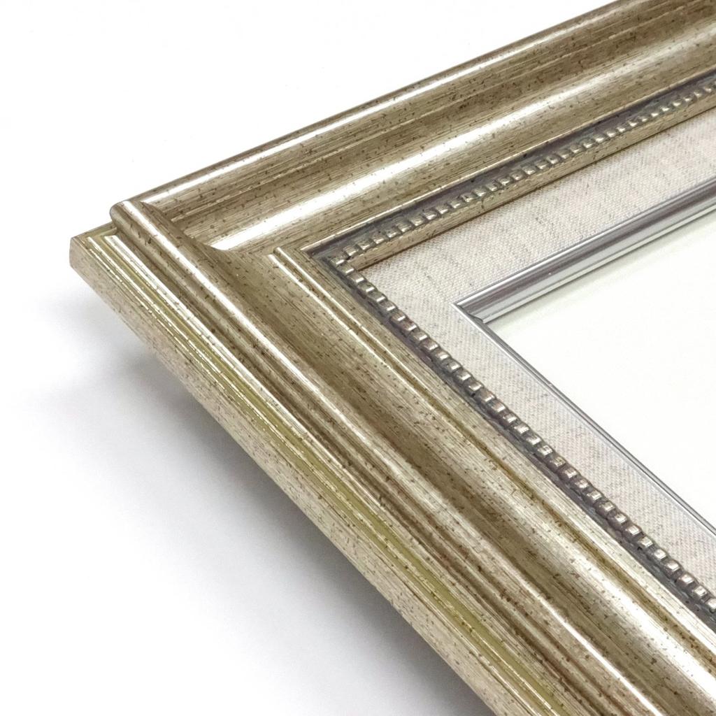 Large Oil Painting Frame 8111 Acrylic Specification with Wall Hook (F10, Silver)