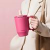Bablov 680ml Insulated Cup 316 Stainless Steel Vaccum Flask Dual Drinking Straw Cup Home Office Coffee Mugs Portable Ice Tumbler