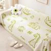 Cartoon Printed Sofa Cover Chenille Sofa Towel Tassel Blanket Couch Cover Universal Anti-cat Scratch Sofa Cover for Living Room