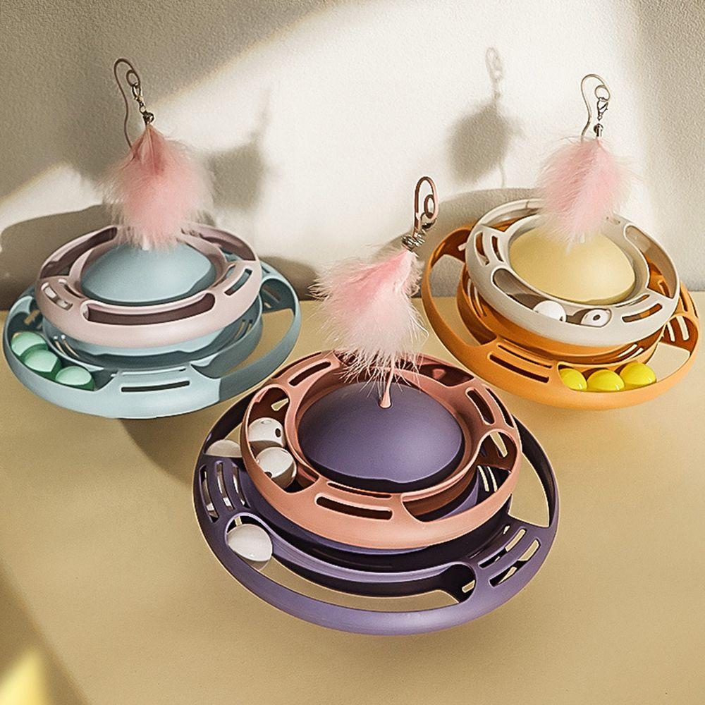 

Новый поворотный стол с НЛО, трекбол с трекболом Self-Hey Planet, проигрыватель, игрушка для кошек, игрушка для домашних животных