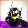 Cyberpunk Maske Sci-Fi Mechanischer Helm Cosplay Kostüme Mech Krieger Maske Halloween Party Karneval Coser Requisiten Erwachsenen Geschenk