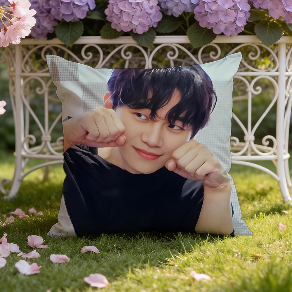 Kpop Lee J-Junho Cushion Cover Home & Car Dual-Scene Pillow Cover: Reversible for Premium Comfort