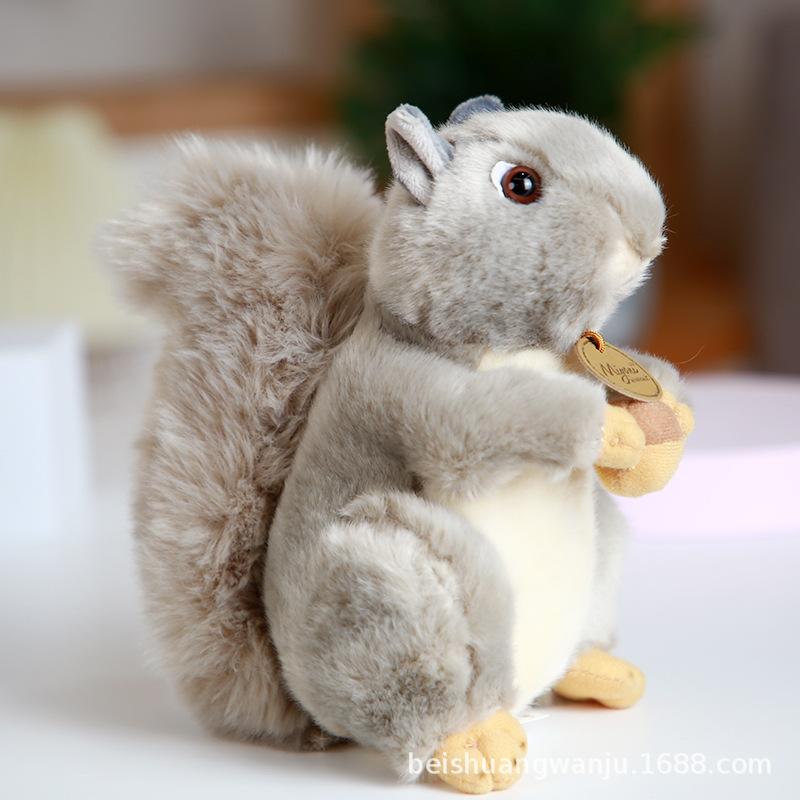 

Plush Childrens Toys Squirrel Cute Dolls Pp Cotton Suitable For Giving Away