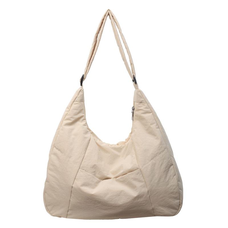 Nylon-Umhängetasche mit weichem Griff Leicht, Verstellbarer Riemen, Reißverschluss, Weiches Gewebe Perfekt für Alltag, Einkaufen, Reisen und Outdoor-Aktivitäten