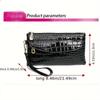 Zipper Clutch with Coin Storage Elegant Crocodile Pattern Faux Leather Wallet Envelope and Zip Pocket, Fashionable Long Clutch for Women