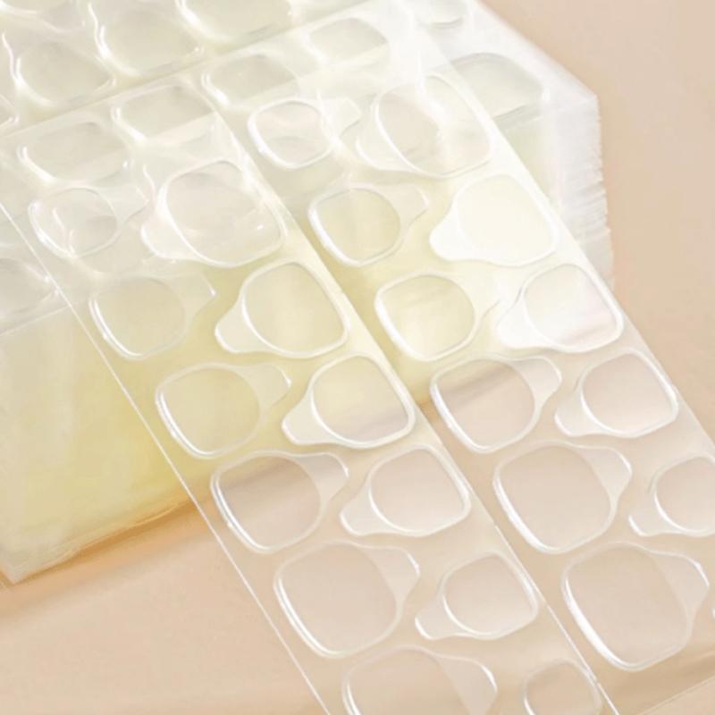 1/10 Sheets Nail Adhesive Tabs Environmentally Waterproof Double-Side Nail Glue Sticker, For False Nails Press On Nails
