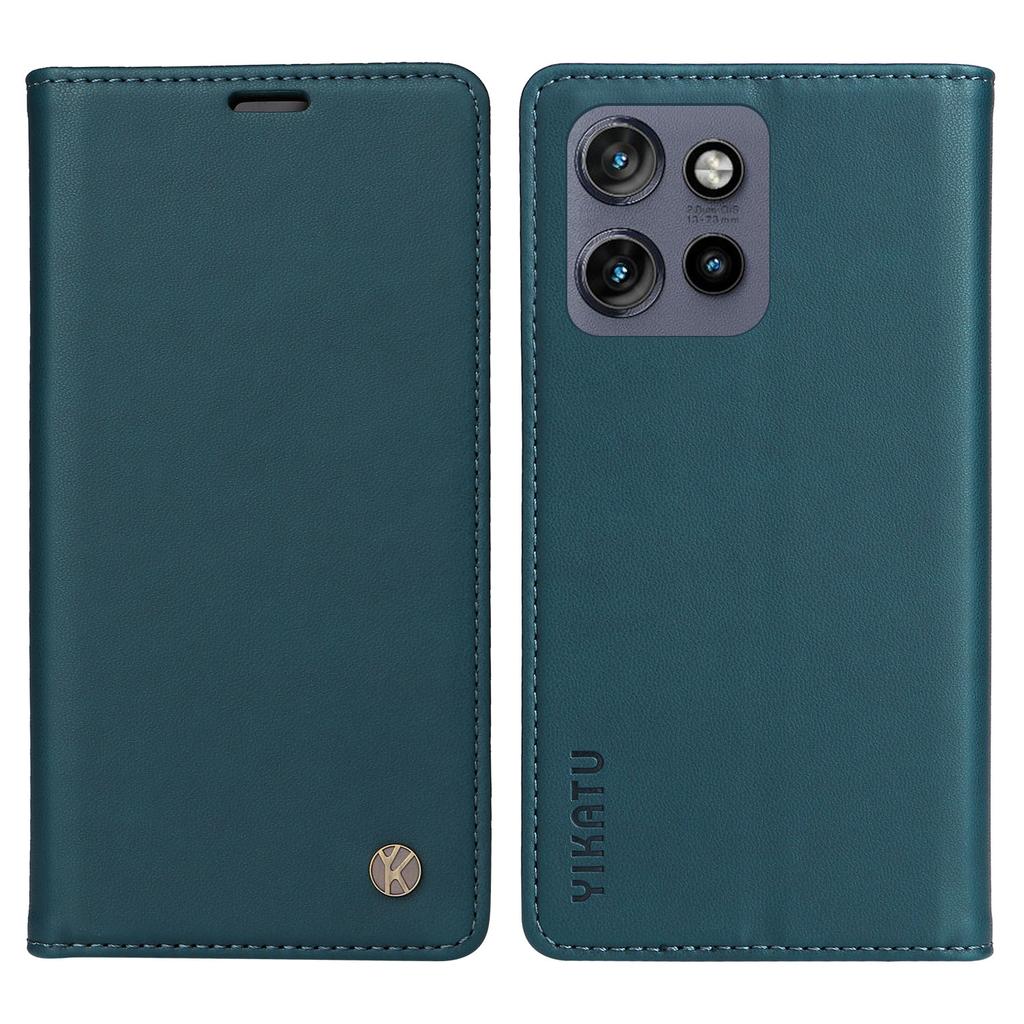 YIKATU YK-001 For Motorola Edge 50 Neo 5G/Moto S50 5G/Thinkphone 25 5G Case Stand Leather Phone Cover Strong Magnetic Closure