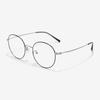 Seutailwokeu Matte Black & Silver Metal Style10 M Mbk/Sv 50Mm Stylework Eyeglass Frames