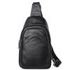 Men's Chest Bag, Genuine Leather Crossbody Bag, Men's Wear-resistant, Expandable, and Reduced Weight