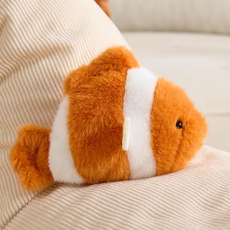 Ocean Series Magnetic Plush Toys: Starfish, Seahorse, Clownfish, Seal, Squid.