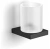 Holder with Glass Stella Kobe 10.411B, Matte Black
