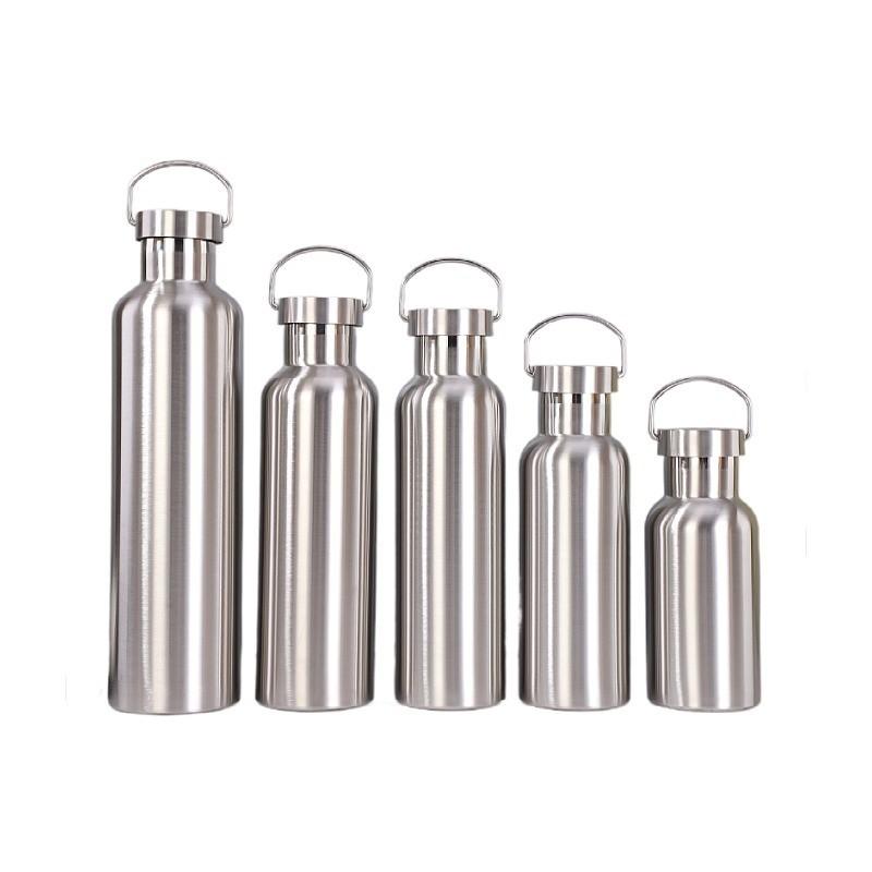 2025 Custom 350/500/600/750/1000ml Double Wall Stainless Steel Vacuum Flasks Thermos Water Bottle Easy to Carry Out