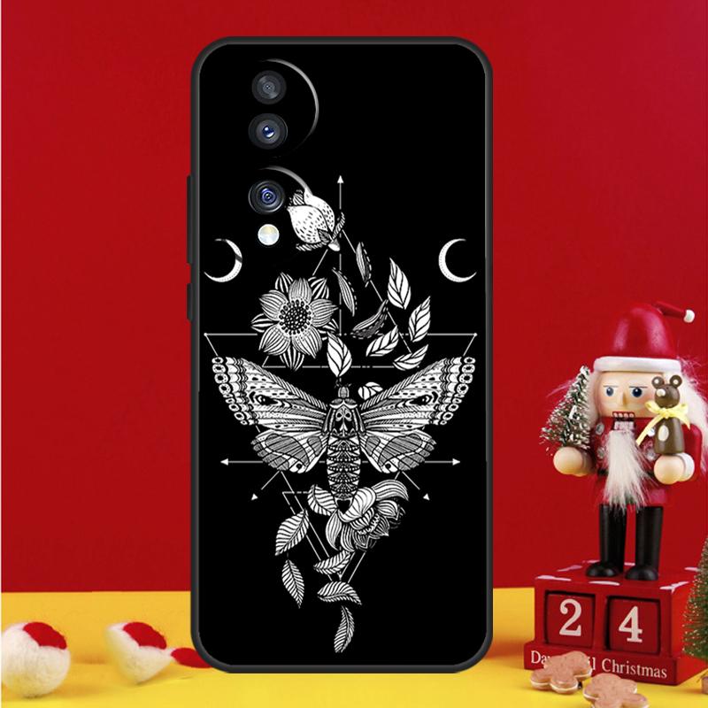 Occult Witchcraft Moon Gothic Witch Case For Honor Magic 6 Pro Magic 5 Lite 50 70 90 X6 X7 X8 X9 X6a X7a X8a X9a X8b X9b Cover