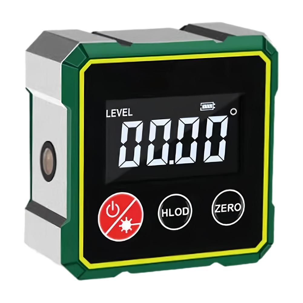 Magnetic Level Angle Gauge with LCD Backlight Protractor Inclinometer Bevel Box for Miter Saw Automobile Test and Repair and Ect