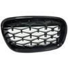 Car Front Bumper Mesh Grill Diamond Kidney Grille For BMW X5 X6 E70 E71 2008 2009 2010 2011 2012 2013 Chrome Meteor Style Grills