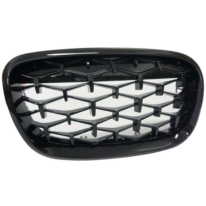 Car Front Bumper Mesh Grill Diamond Kidney Grille For BMW X5 X6 E70 E71 2008 2009 2010 2011 2012 2013 Chrome Meteor Style Grills